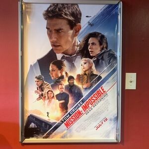 Mission Impossible: Dead Reckoning Movie theater poster